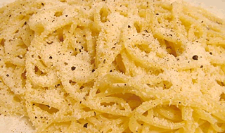 spaghetti cacio e pepe